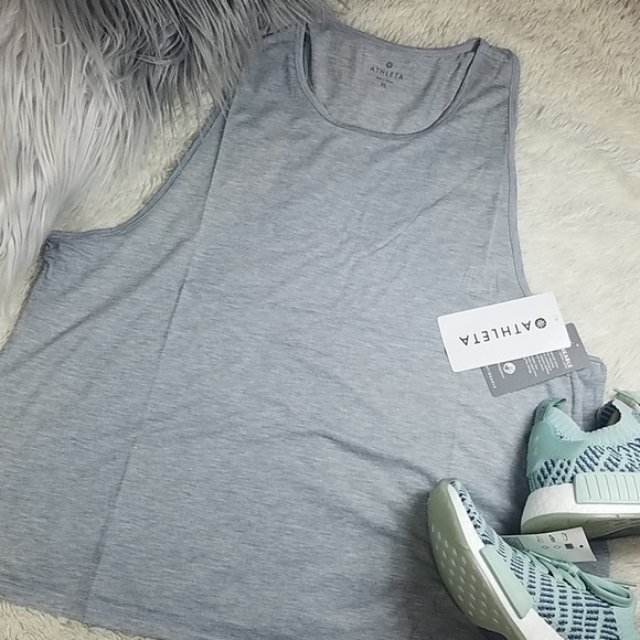 Tops - Athleta Grey Tank Top
